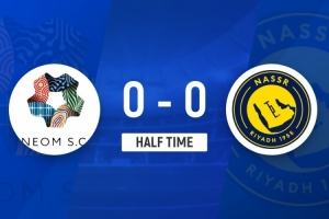 半场-利雅得胜利0-0新未来城体育 马内失单刀拉卡泽特伤退