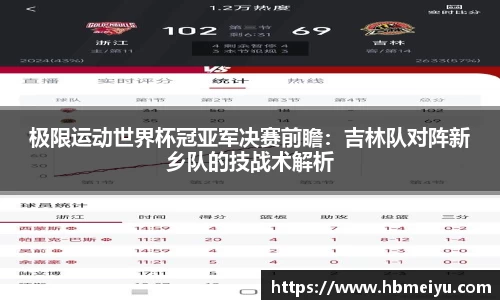 极限运动世界杯冠亚军决赛前瞻：吉林队对阵新乡队的技战术解析